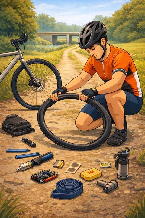 Cómo arreglar un pinchazo en bici (paso a paso)