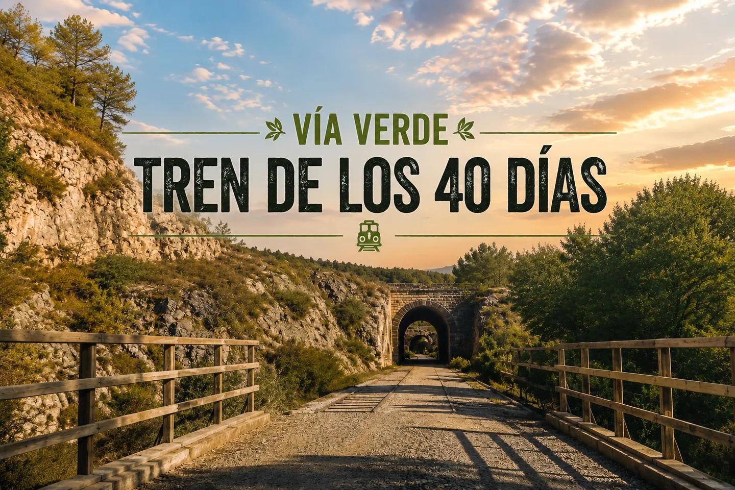 Vía verde del Tren de los 40 días.