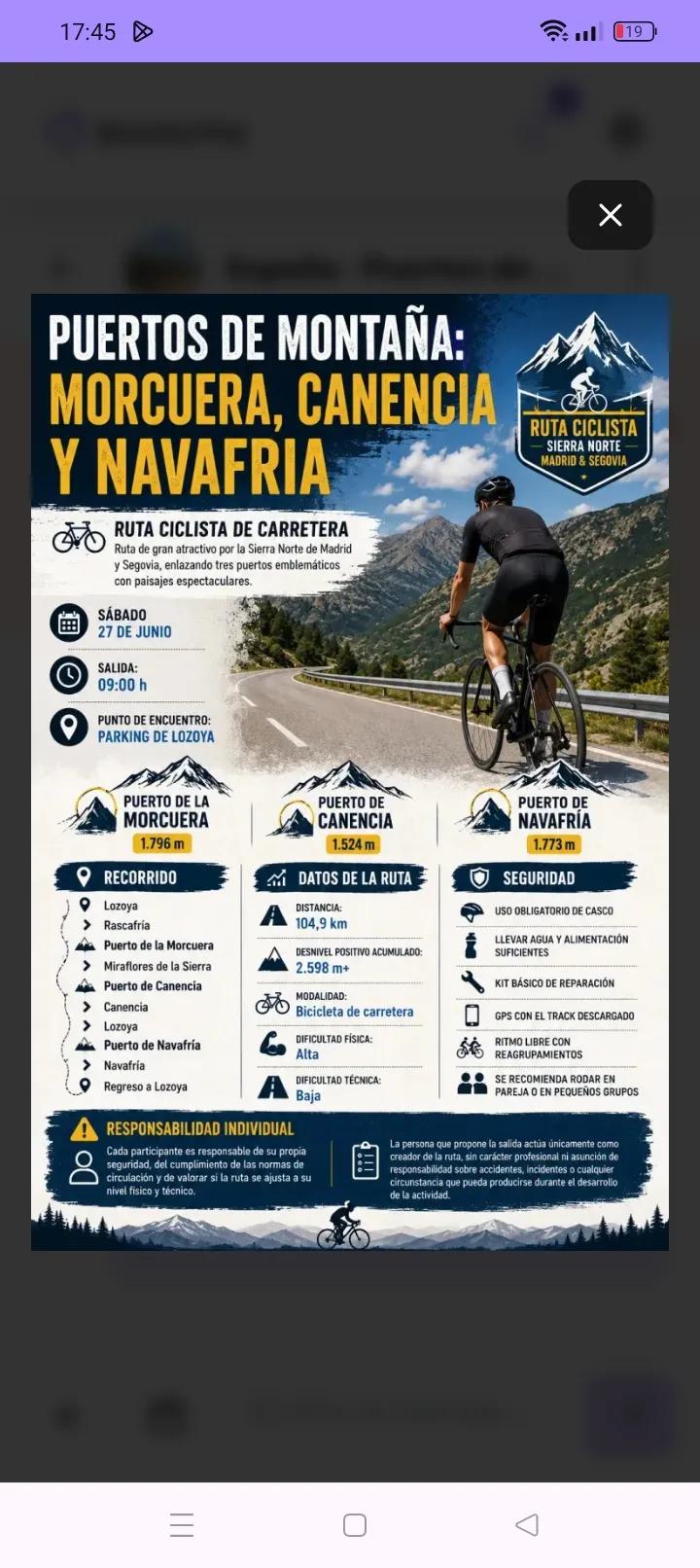 Puertos: Morcuera, Canencia y Navafría