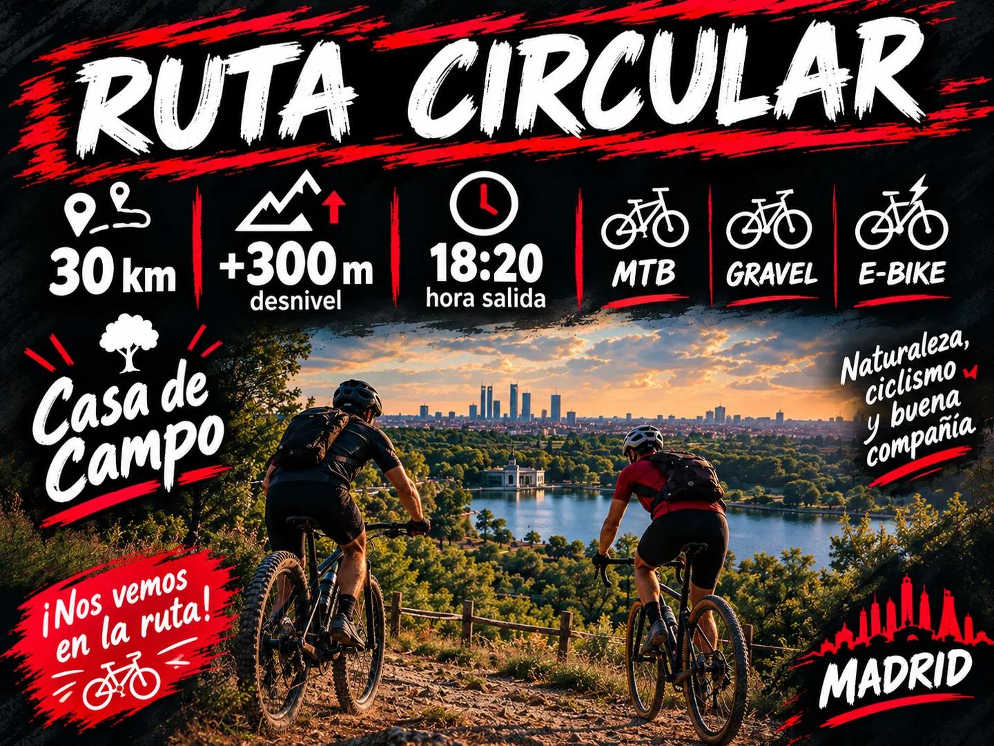 Itinéraire circulaire Carabanchel-Casa de Campo