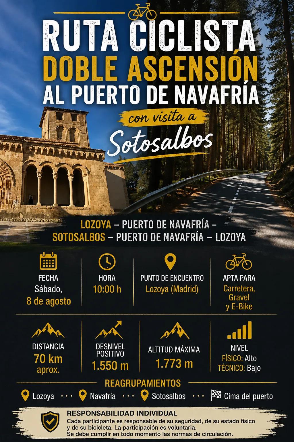 Doble ascensión al Puerto de Navafría con visita a Sotosalbos