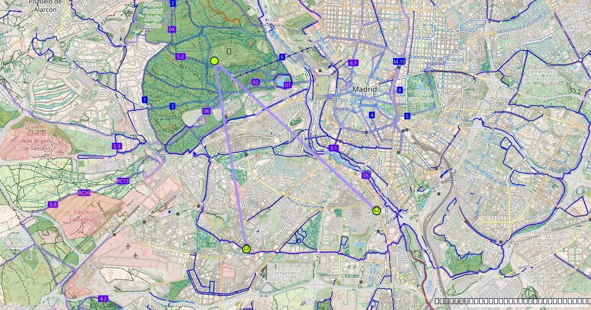 Ruta circular por carril bici